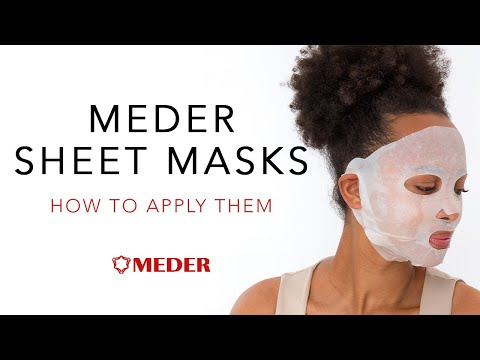 how to apply moisturising sheet mask